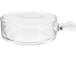 Saladeira De Vidro De 755 Ml Com Alça, Fácil De Limpar E Manter.