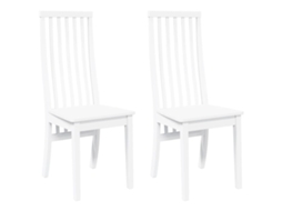 Dining Chair, Dining Chairs Vidaxl Branco Borracha (n/a)