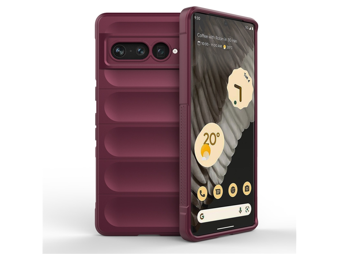 Capa Material Totalmente Coberto Para Google Google Pixel 7pro Yuysan Textura Macia Roxo