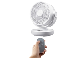 Ventilador De Camping Com 4 Velocidades, Bateria De 10000mah, Controle Remoto, Recarregável Via Usb E Com Timer