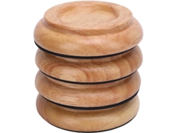 Protetor De Piso Huiop Com Base Espuma, Copo Para Piano Com Rodas, Resistente E Robusto, Protetor Para Pés De Móveis, 4 Peças