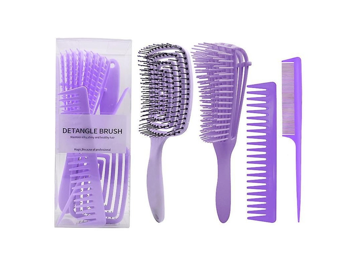 Conjunto de 4 Pentes Profissionais para Modelagem e Cuidado com os Cabelos