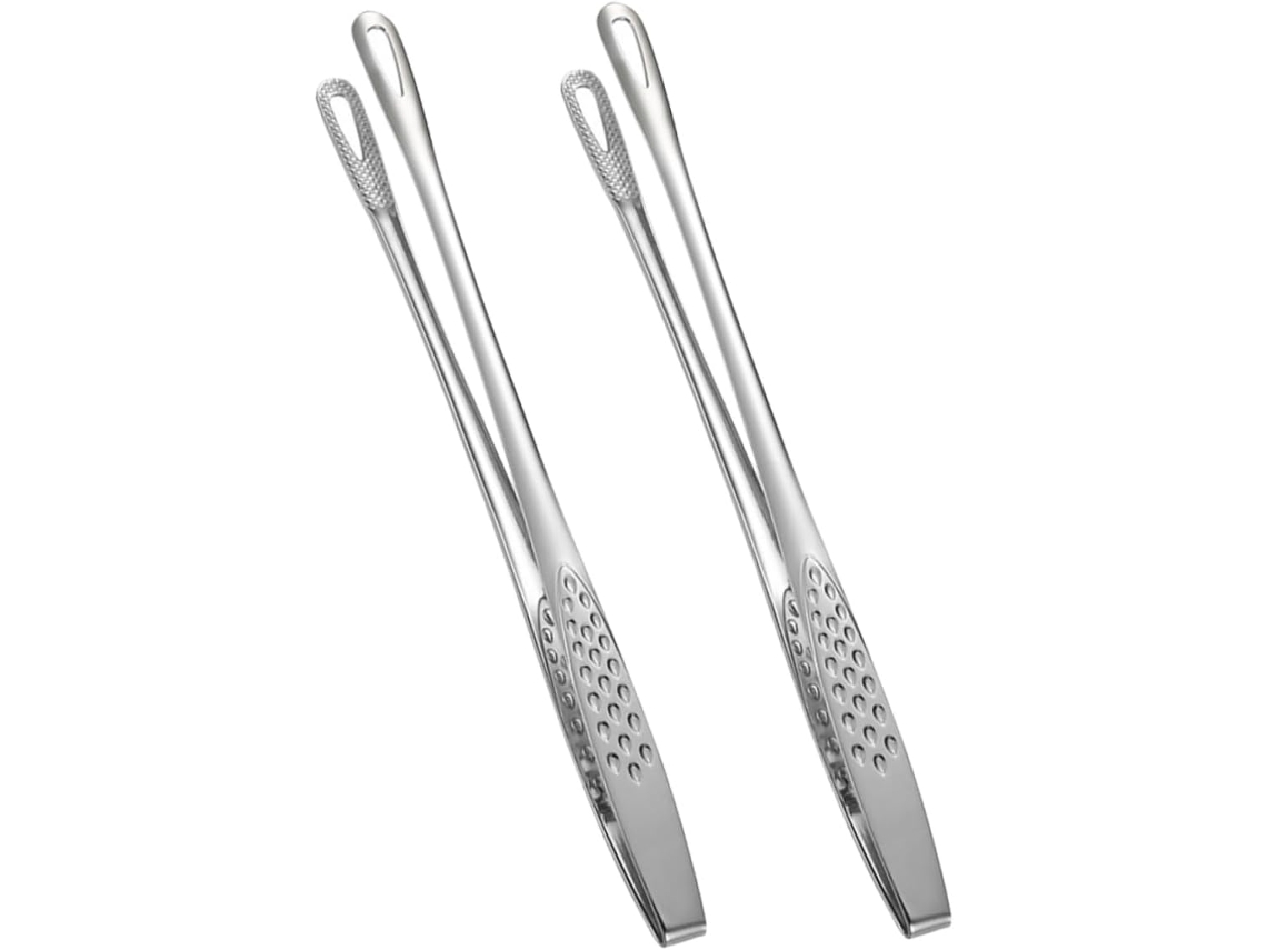 Conjunto De 2 Pinças Servir Labrimp Em Aço Inoxidável, Utensílios De Cozinha Elegantes Para Churrasco, Peixe E Carne