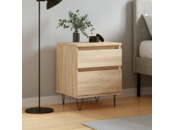 Vidaxl Mesa De Cabeceira 40x35x50 Cm Derivados Madeira Carvalho Sonoma