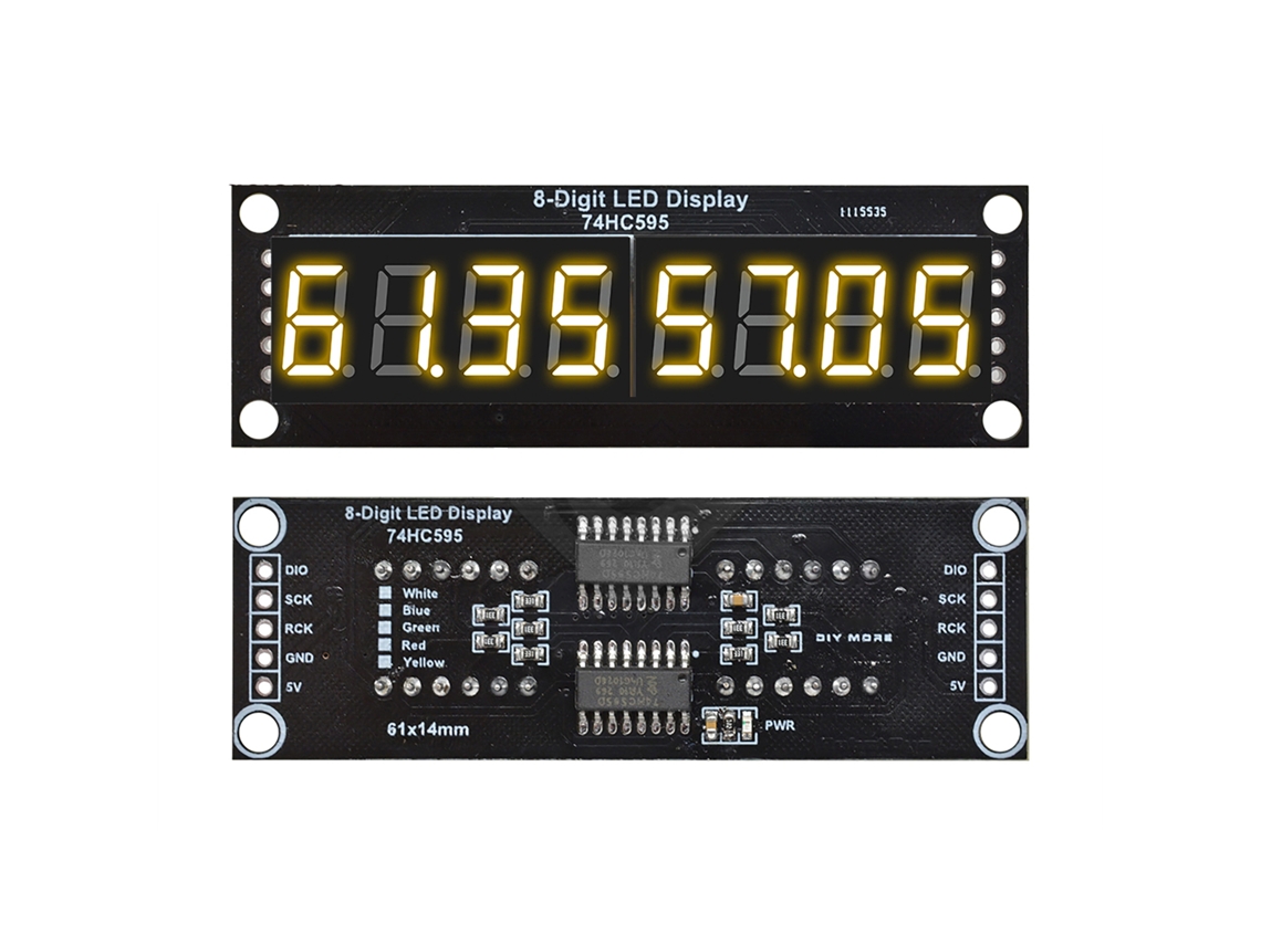 Módulo Display Tubo Digital Led 8 Dígitos 5v