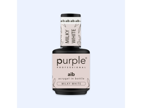 Aib Acrygel In A Bottle Milky White Purple