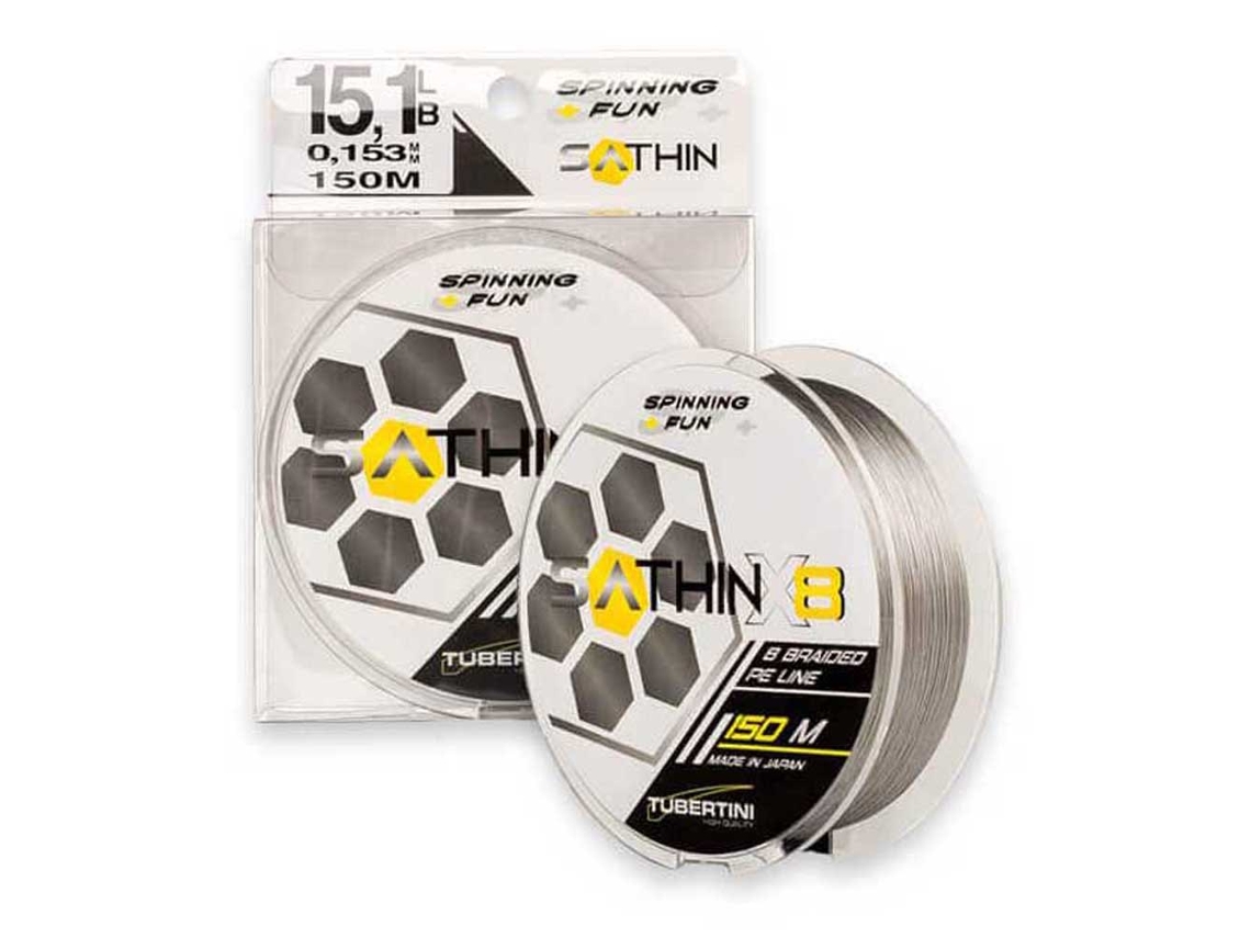 Trançado Sfsathin X8 150 M Transparente 0.191 Mmtubertini