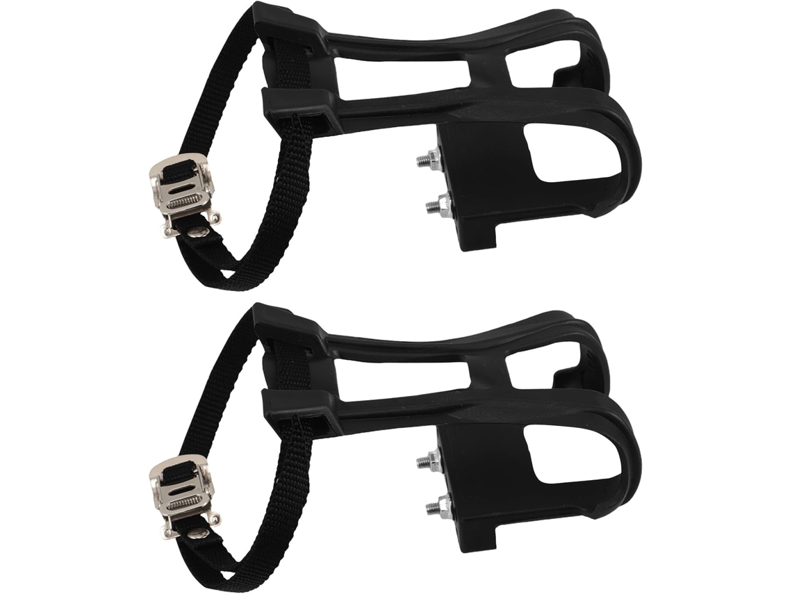 Conjunto de 2 Faixas de Fixação para Pedais de Bicicleta, Plástico Feitas E