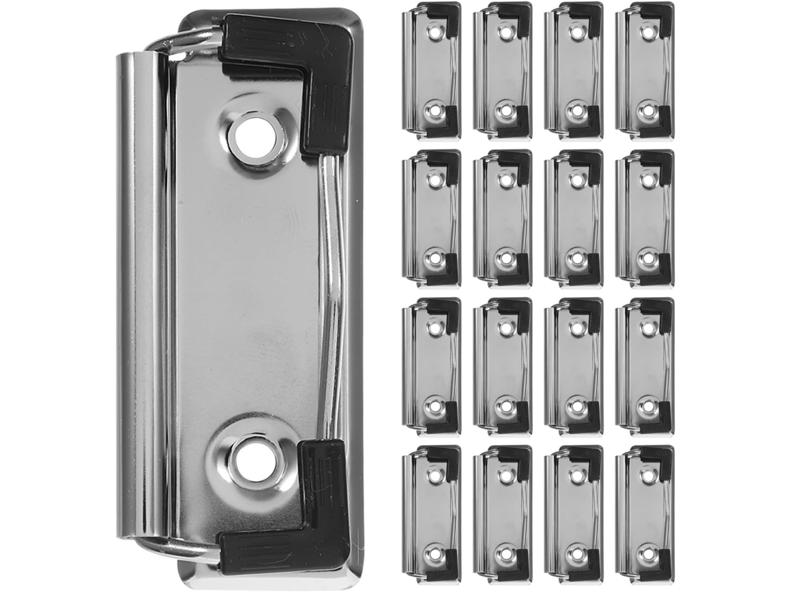 Clipes de metal Iplusmile para mesa, 7 cm, pacote com 30 unidades. Clipes resistentes com adesivo E.