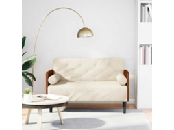Vidaxl Sofá-luvas Com Rolos 110 Cm Linho