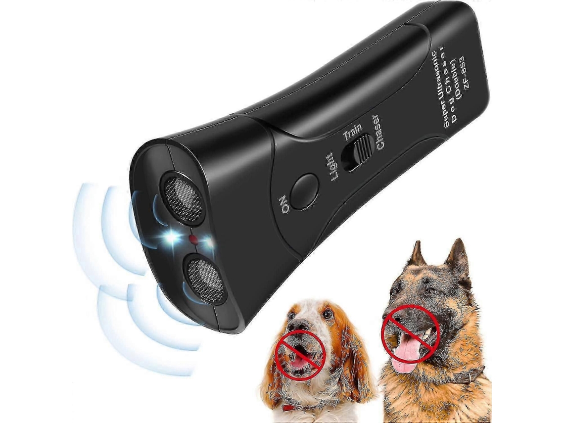 Dispositivo Anti-latido Ultrassônico, Repelente De Latidos Para Cães Com 3 Modos E Luz Led, Sensor Duplo De Latido jkw