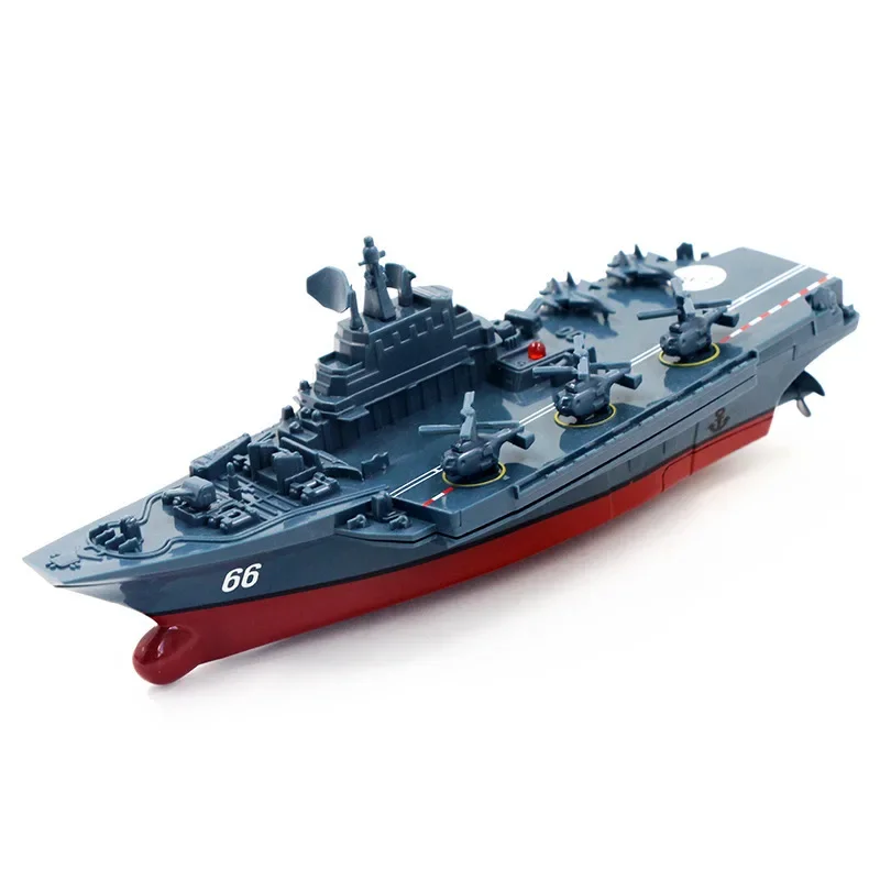 Mini Barco De Controle Remoto, Modelo Militar, Brinquedo Eletrônico Sem Fio De Navio De Guerra.
