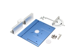 Conjunto de placas invertidas para máquina de gravação C8, acessório para marcenaria com régua de empurrar.