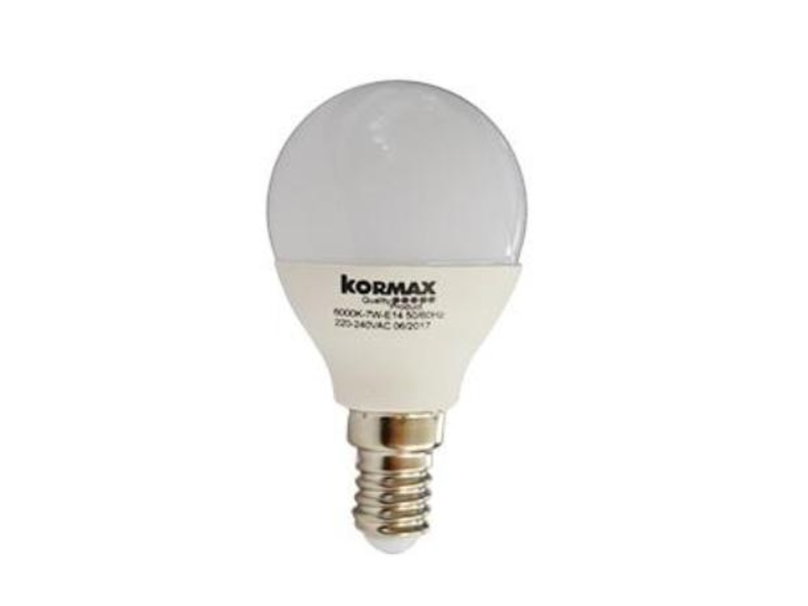 Lampara led g45 7w e14 esferica luz calida 3000