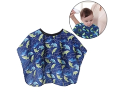 Mantilla De Peluquería Infantil Con Delfín Animado Capa Impermeable Para Salón De Belleza