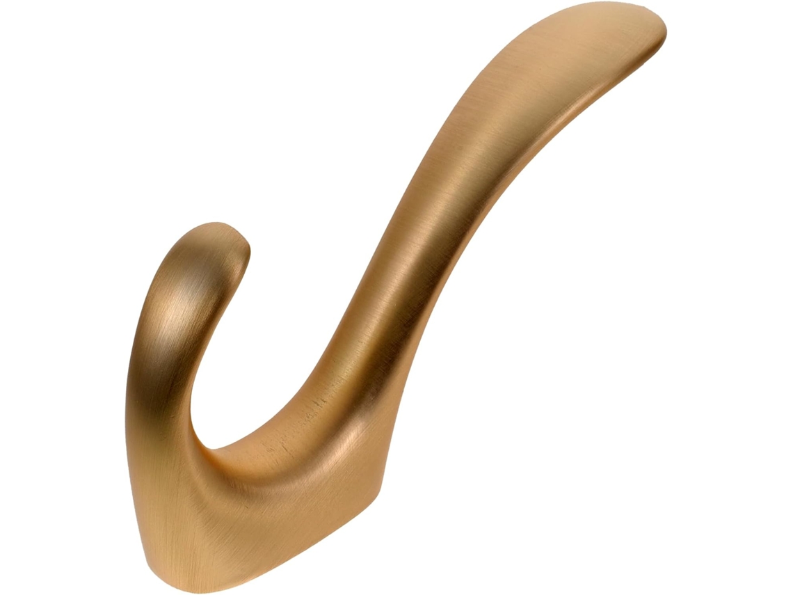Ganchos De Parede Em Metal Dourado Para Roupas E Toalhas, Fixação Invisível.