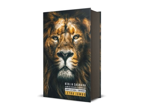 Livro Biblia Rc Jumbo Pjv Com Harpa E Corinhos Capa Dura Leao Cronicas Ebenezer De Diversos (português Do Brasil)