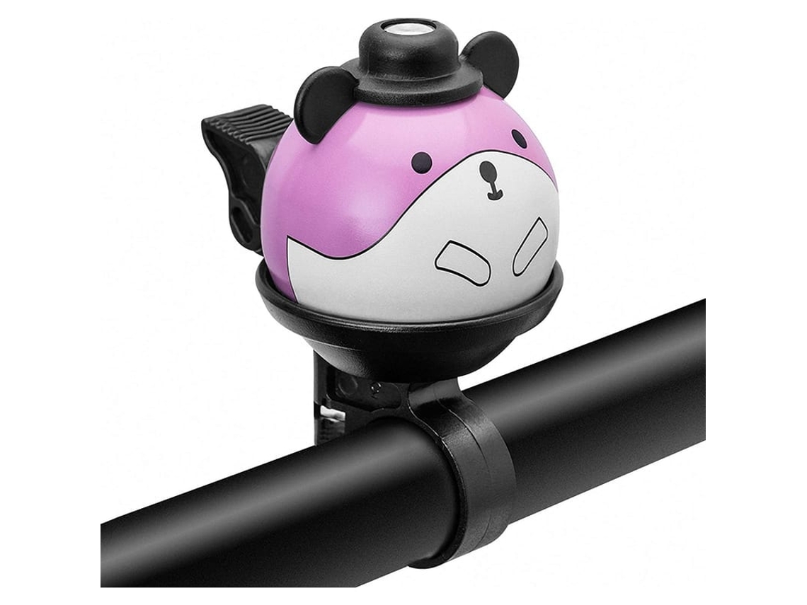 Sino De Bicicleta Para Crianças, Rotativo 360°, Cartoon, Alto E Claro, Para Meninas, Meninos E Adultos, Rosa