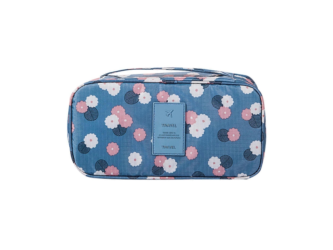 Bolsa Organizadora De Viagem Impermeável E Portátil Com Estampa Para Roupas Íntimas E Sutiãs. Hengjian