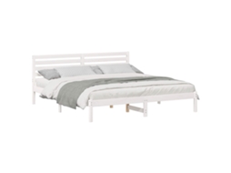 Estrutura da Cama com Cabeceira Branco 180 X 200 Cm MAISON EXCLUSIVE
