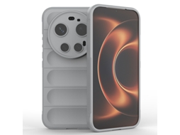 Capa Hexinyigjly Para Xiaomi 13 Ultra, Em Tpu Macio. Cinza Claro