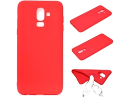 Capa Samsung J8 2018 HONGWE. Vermelho