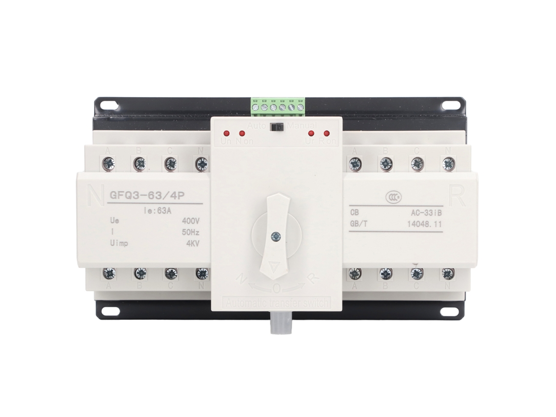 Interruptor Automático de Transferência Dual de Potência Mini 2 Modos | S/MARCA