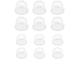 12 Bombillas de Priming para Cortacésped, Motosserras e Máquinas de Jardim 19mm e 22mm