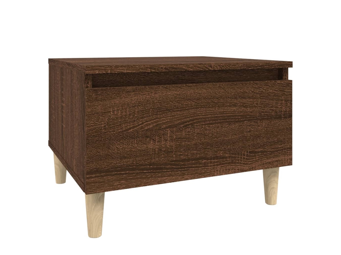 Side Table, Side Tables Vidaxl Marrom Madeira Processada (n/a)