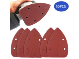 50 Unidades de Lixa Floculada Triangular 35x120mm+15x240mm BRILVIBERA