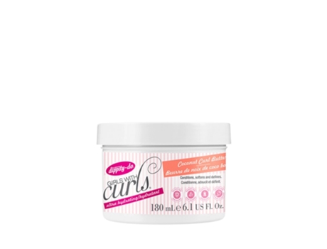Meninas com cachos Manteiga de coco para cachos 180ml Dippity Do