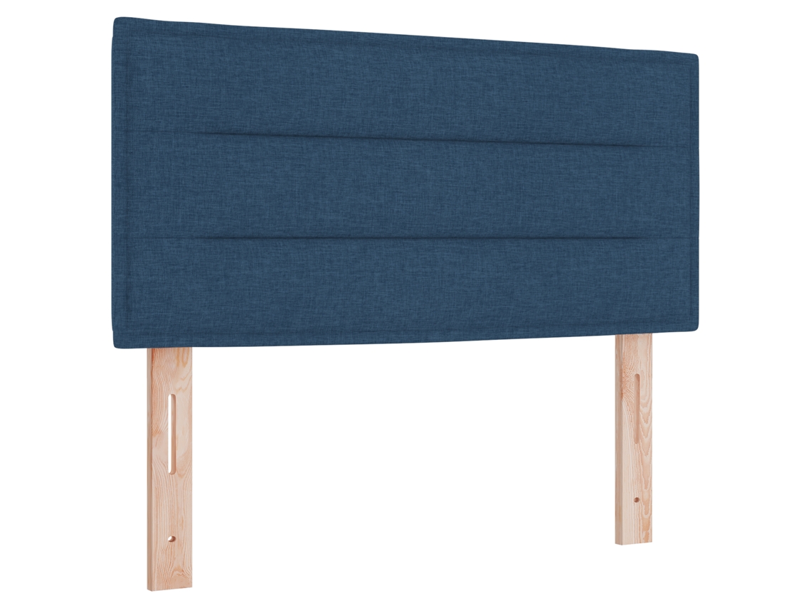 Conjunto 1 Móveis Para Cabeceira Vidaxl Azul Tecido (100 Cm)
