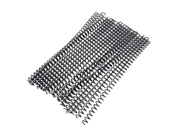 20 Peças De Anéis De União Plástica Para Folhas Soltas Espiral Resorte 11mm Preto A4
