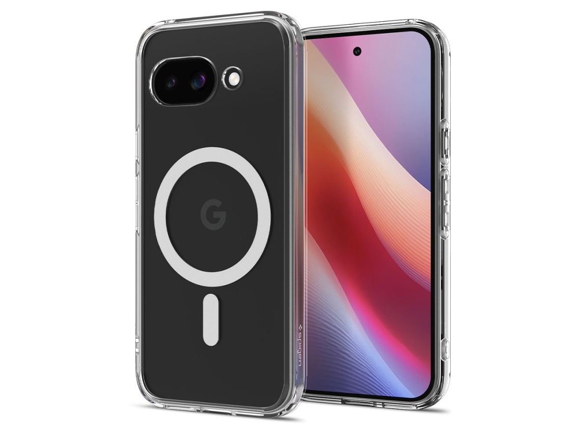 Capa Spigen Ultra Híbrida Para Google Pixel 9a Para Magsafe Transparente