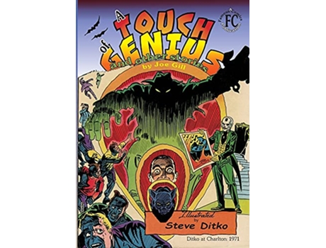 Livro A Touch of Genius Ditko at Charlton de Joe Gill (Inglês)
