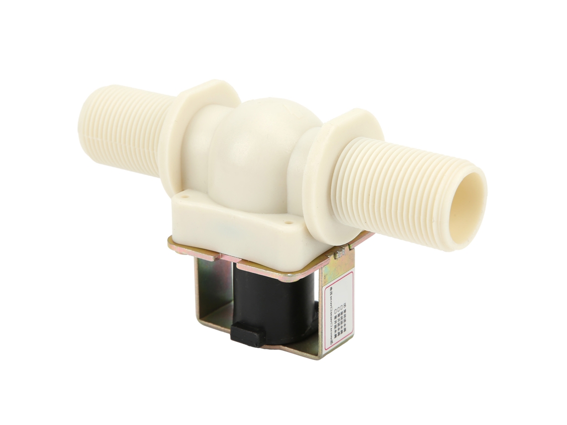 Válvula Solenóide G3/4 polegadas Roscada Normalmente Fechada, Inlet, AC220V, Náilon, Latão | S/MARCA