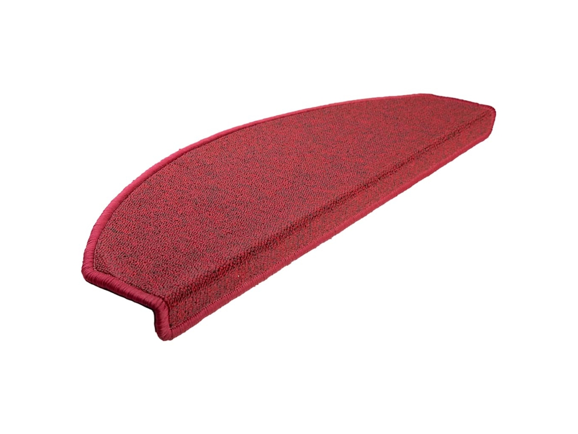 Tapetes de Escada 20 Peças 65x24x4 cm Vermelhos Meio Redondo Grande MAISON EXCLUSIVE