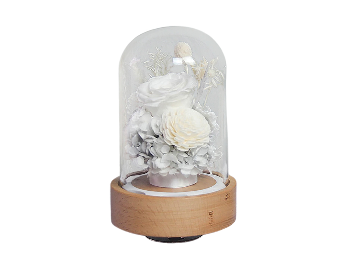 Laxiscreed Caixa De Música Com Rosa Preservada Para O Dia Dos Namorados, Decoração Artesanal E Elegante