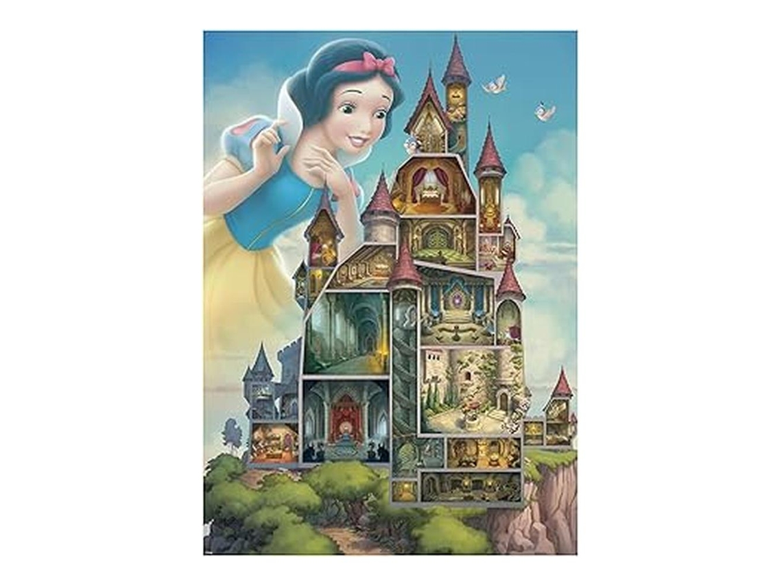 Quebra-cabeça Ravensburger Disney Castelos Branca De Neve - Quebra-cabeça De 1000 Peças