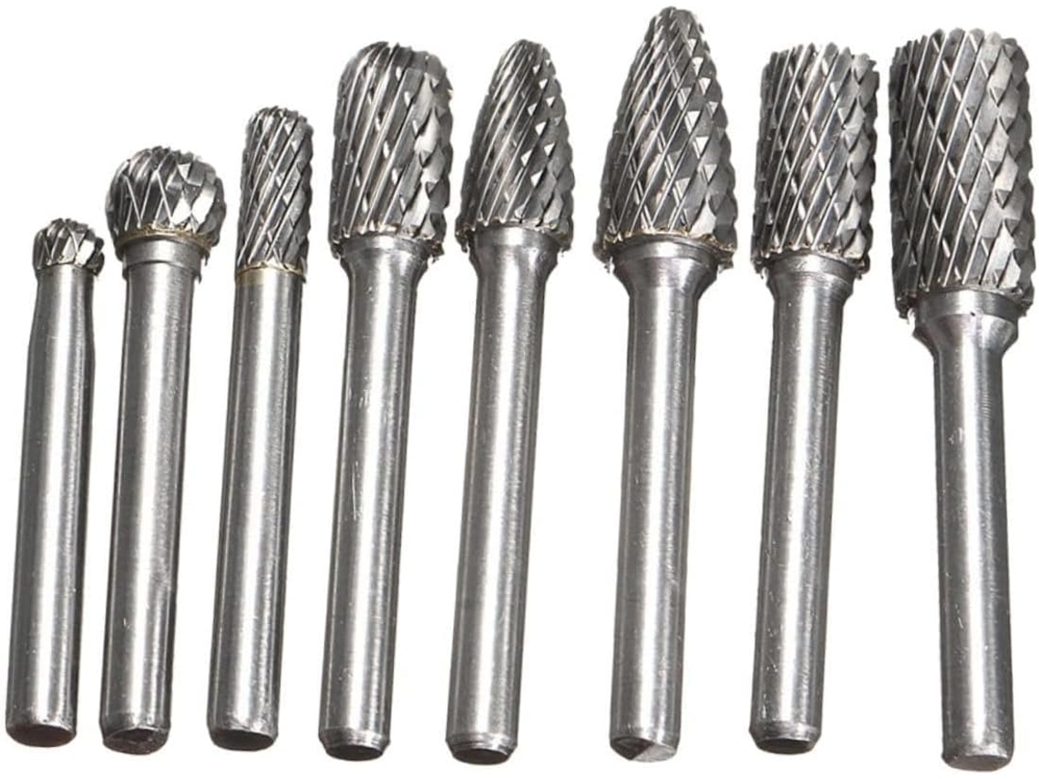 Conjunto De 8 Brocas Rotativas Para Gravação E