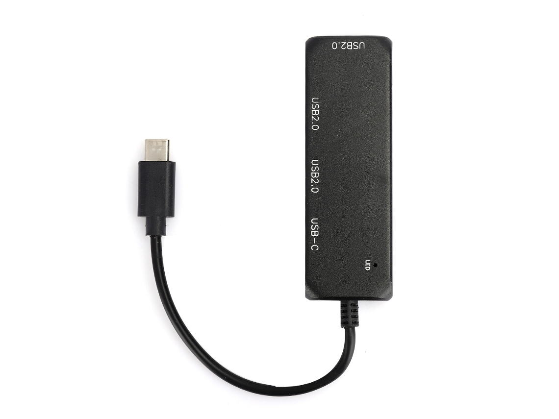 2026zentro-hub Usb Multi Com 4 Portas Splitter Expansion Cable Adaptador Ultra Speed Para Laptop Pc Type C 2.0