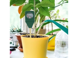 Sensor De Umidade Do Solo Para Plantas Jardim, Higrômetro Portátil Com Visor Colorido, Construção Em Metal E