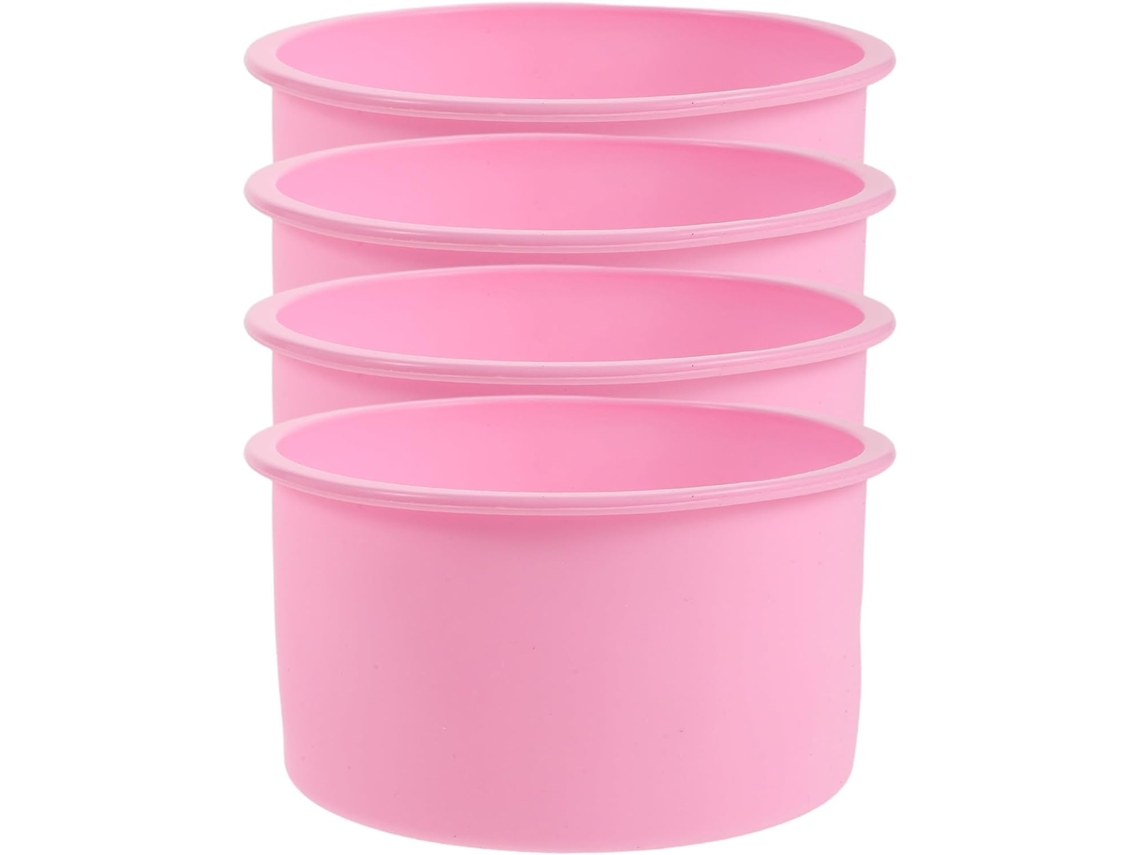 Conjunto De 4 Formas Redondas De Silicone Antiaderentes