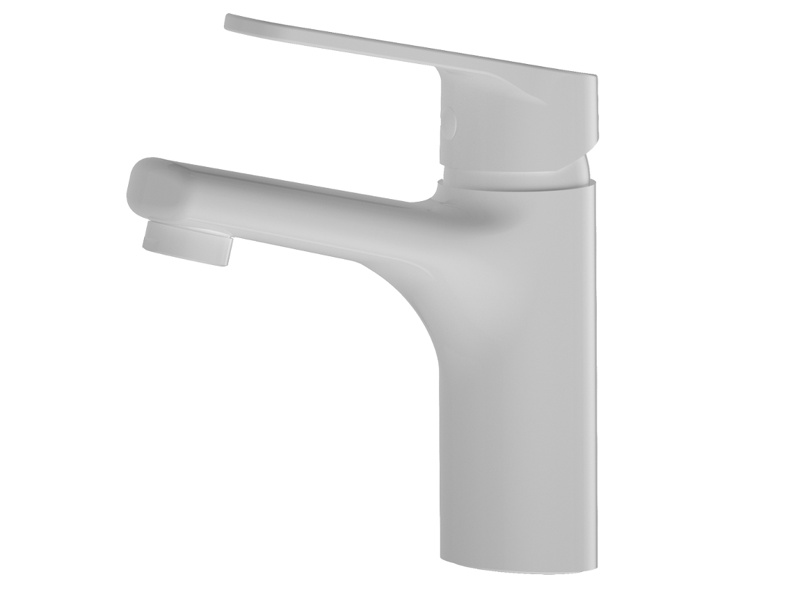 Full Torneira Para Lavatório Baixo Branco Fosco Essebagno