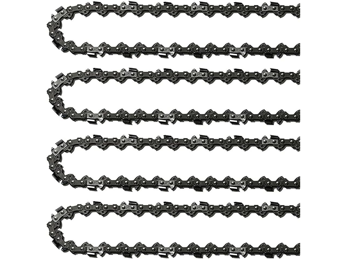 Conjunto De Corrente De Motosserra De 18 Polegadas, Kit Com 62 Elos, Calibre 0,05 Polegadas, Passo D Gokoco