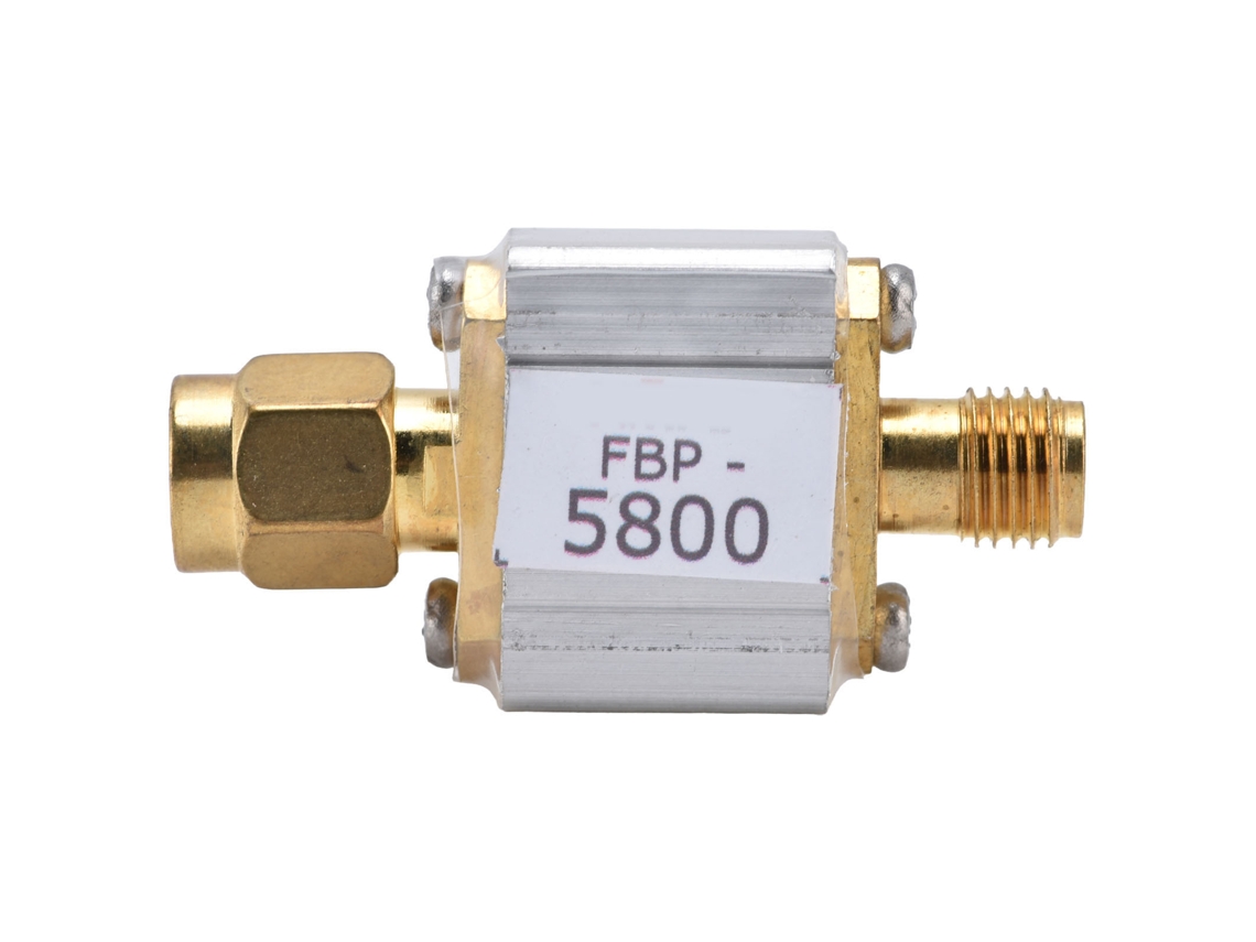 Filtro passa banda SMA de baixa perda de interpolação, redução de ruído para equipamento receptor 5.8GHz | S/MARCA