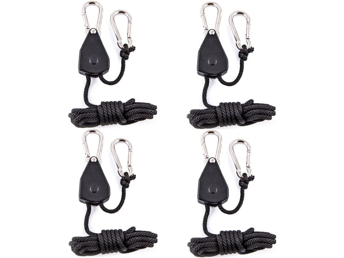 Conjunto de 4 cordas de suspensão reforçadas, 2 m AQUAFORGE