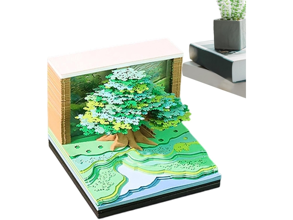Calendrier 3d 2027 Bloco De Notas Em Forma De Árvore Com Luz Led