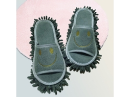 Chinelos MDUG laváveis com carinha, cinza
