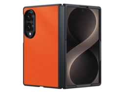 Capa Para Samsung Galaxy Z Fold8, Capa Protetora Ultrafina Em Couro Pu Gertiz (laranja)